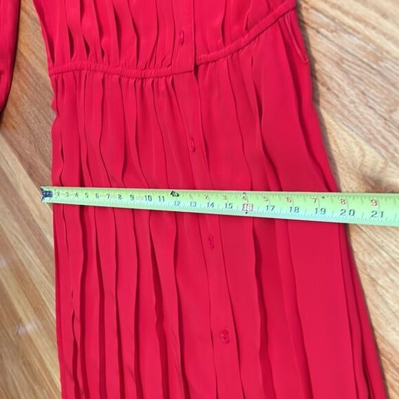 Vintage Argenti Red Silk Dress, 8 - Picture 11 of 11